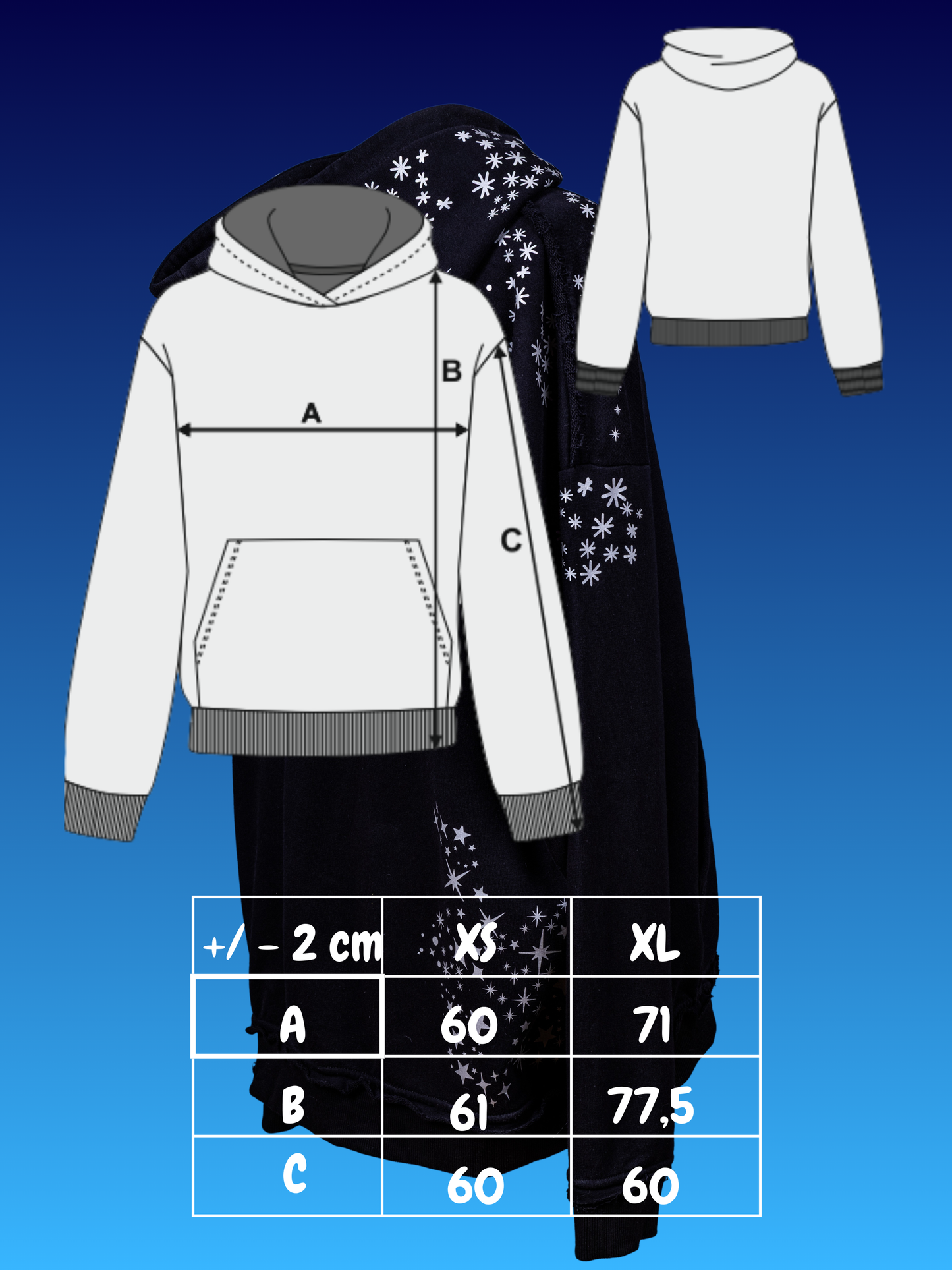 Bluza Oversized Gwiezdna