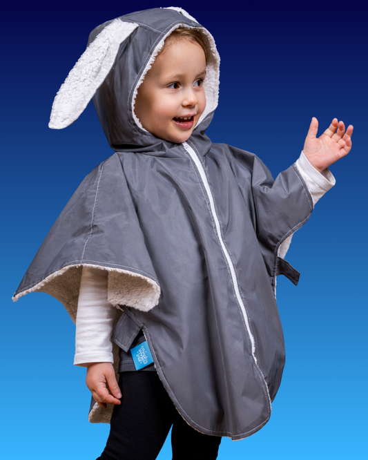 Ponczo rowerowe królik