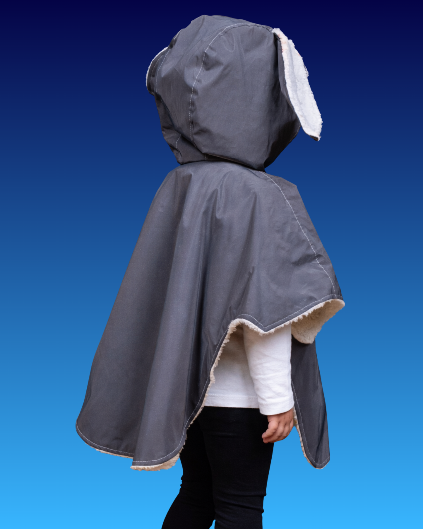 Ponczo rowerowe królik